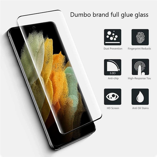 گلس محافظ صفحه نمایش طرح فول چسب مناسب برای گوشی موبایل سامسونگ Galaxy Note 10 4G