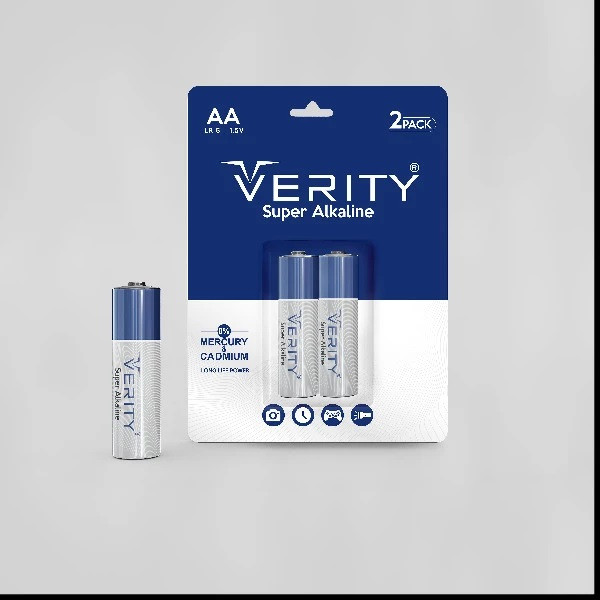 باتری قلمی وریتی فوق العاده قلیایی مدل AAA LR6 - Ultra Alkaline بسته دو عددی