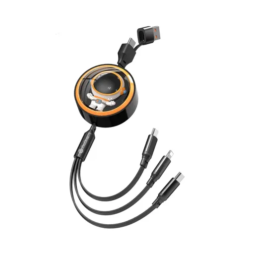 کابل تبدیل USB به USB-C / microUSB / لایتنینگ پرووان مدل ProOne SKY Series PCC128R با توان 100 وات و طول 1.2 متر