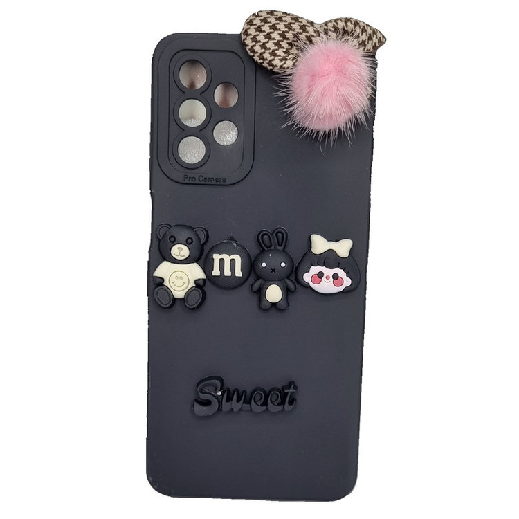 کاور طرح عروسکی برجسته مدل sweet مناسب برای گوشی موبایل سامسونگ Galaxy A32 5G