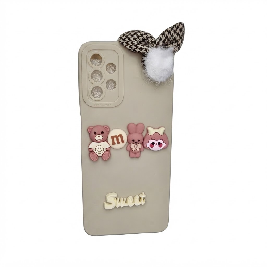 کاور طرح عروسکی برجسته مدل sweet مناسب برای گوشی موبایل سامسونگ Galaxy A32 5G