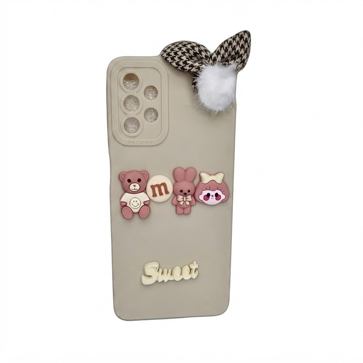 کاور طرح عروسکی برجسته مدل sweet مناسب برای گوشی موبایل سامسونگ Galaxy A32 5G