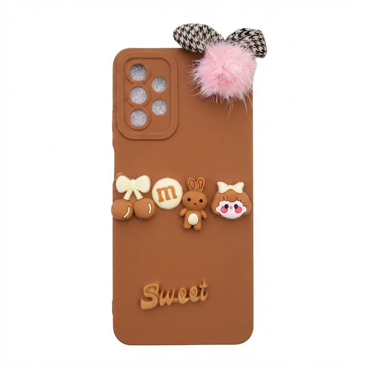 کاور طرح عروسکی برجسته مدل sweet مناسب برای گوشی موبایل سامسونگ Galaxy A32 5G