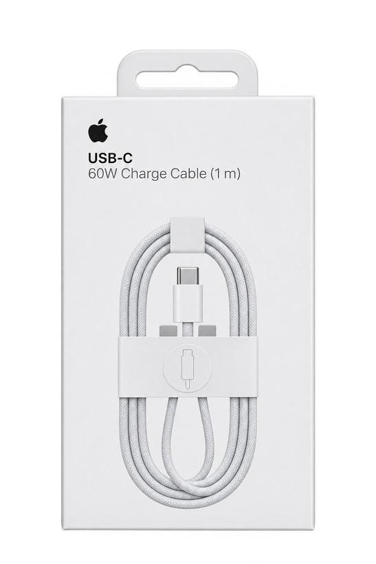 کابل شارژ 60 وات USB-c به USB-c آیفون مدل A2795 با طول یک متر
