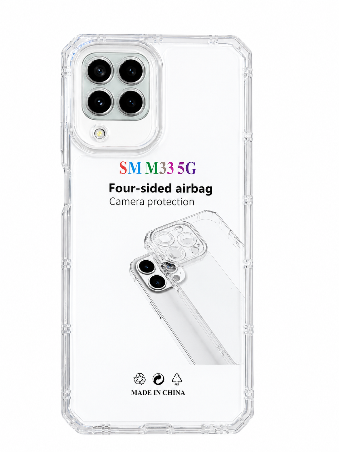 قاب ژله ای شفاف مناسب برای گوشی موبایل سامسونگ Galaxy M33 5G