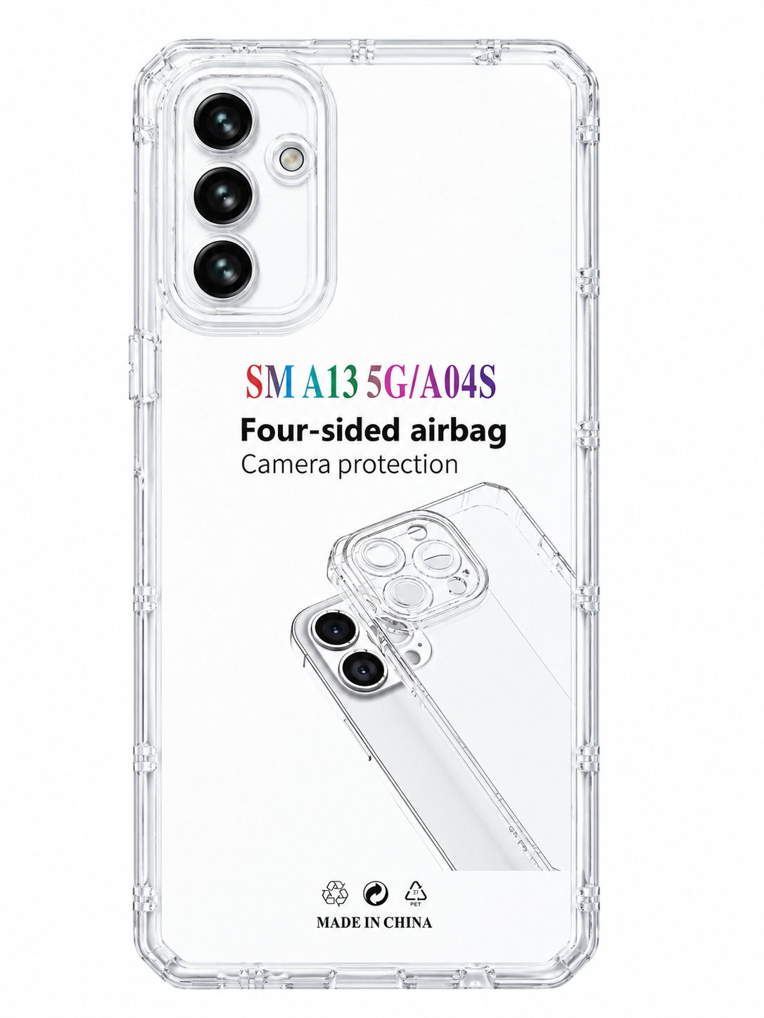 قاب ژله ای شفاف مناسب برای گوشی موبایل سامسونگ Galaxy A13 5G / A04S