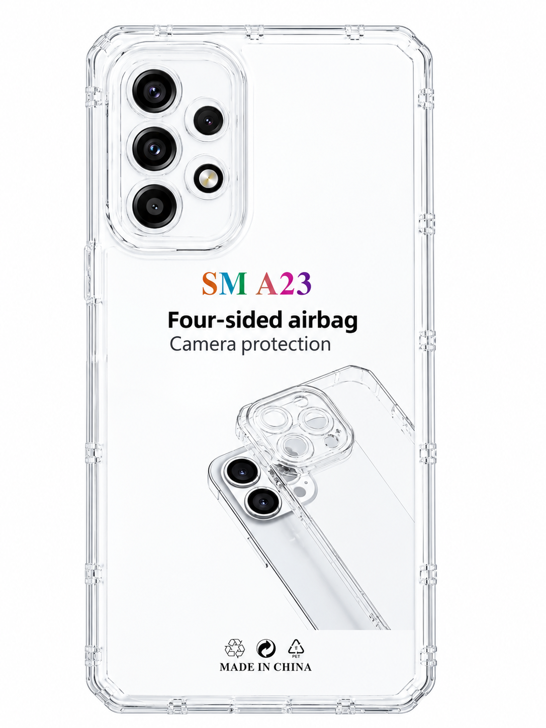 قاب ژله ای شفاف مناسب برای گوشی موبایل سامسونگ Galaxy A23