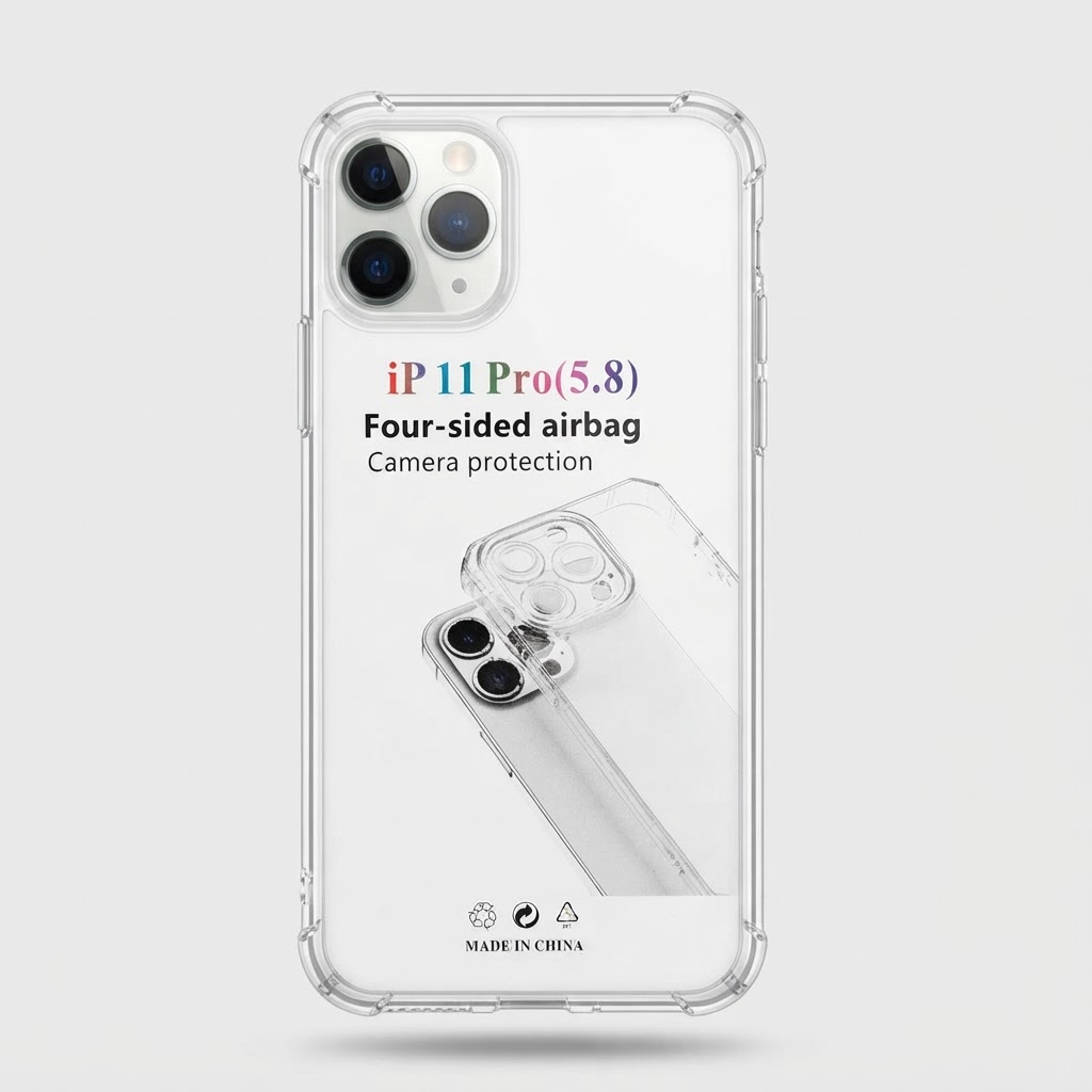 قاب ژله ای شفاف مناسب برای گوشی موبایل اپل Iphone 11 Pro